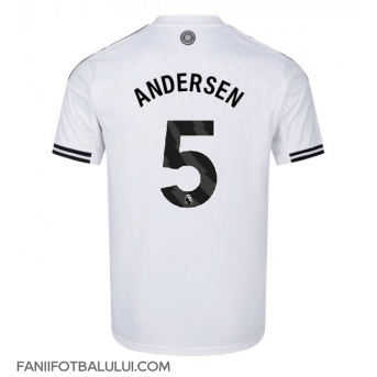 Fulham Joachim Andersen #5 Tricou Fotbal Replică 2025-26 Barbati Acasa